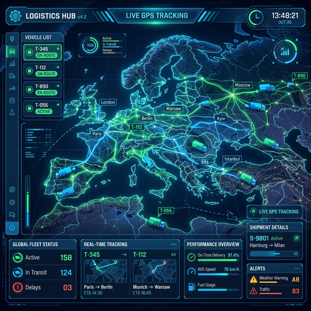The Future of Real-Time GPS Tracking in Logistics